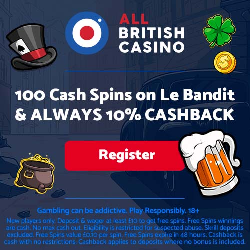 All British Casino UK welcome offer