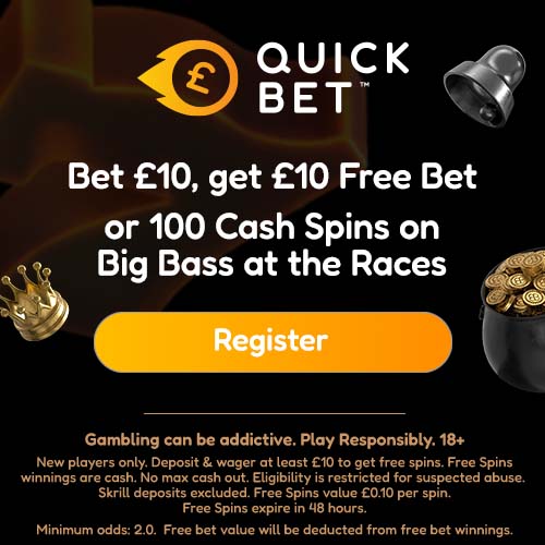 QuickBet UK welcome offer