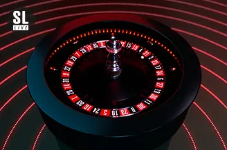 Live Roulette Tisch im Casinia Casino mit klassischem Design