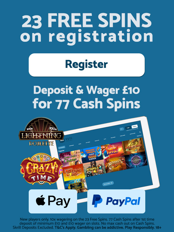 YetiwinCasinoUK Jackpot Games: The Online Casino Review for UK Players